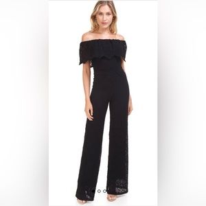 Nightcap diamond lace Positano jumpsuit